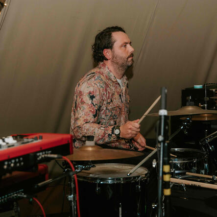 Untitled The drummer keeping things steady at a previous function